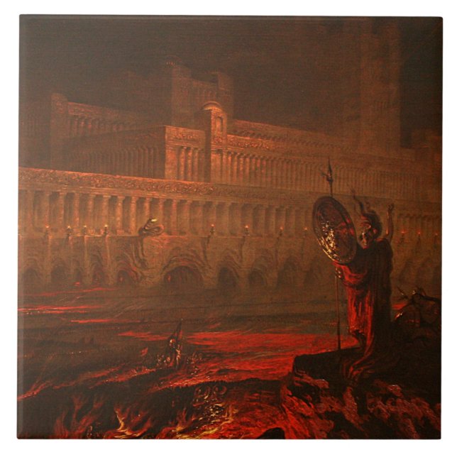 Varua för Parau na-te ino (ord av djävulen), 1892 Kakelplatta (Framsidan)