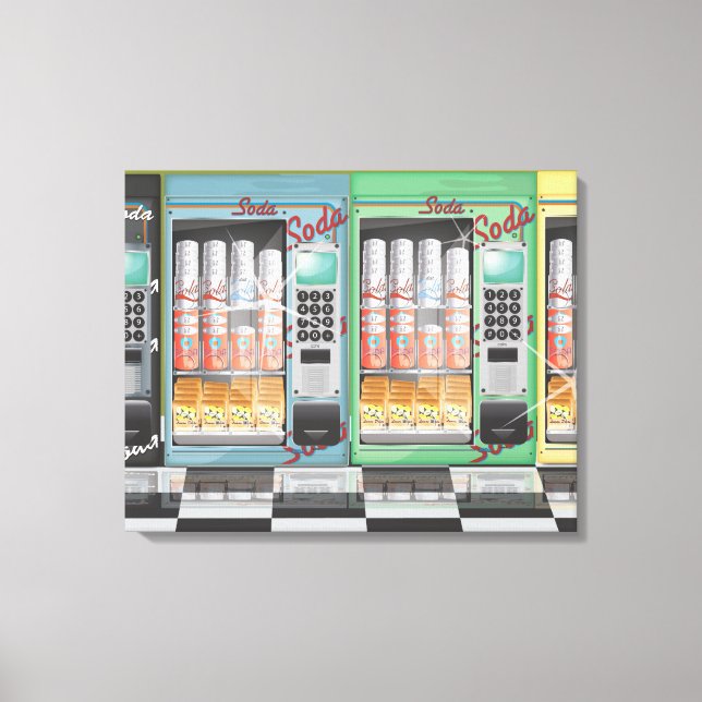 Varuautomat Canvastryck (Framsida)