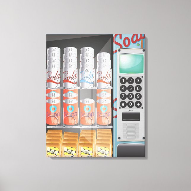 Varuautomat Canvastryck (Framsida)