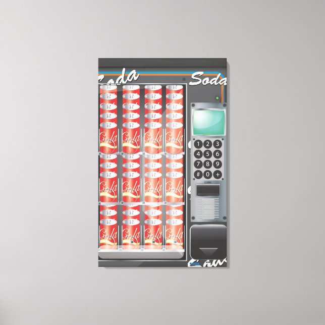 Varuautomat Canvastryck (Framsida)