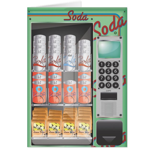 varuautomat hälsningskort (Framsidan)