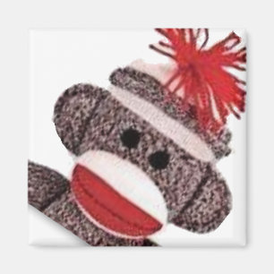 Varugåvor från sock monkey magnet
