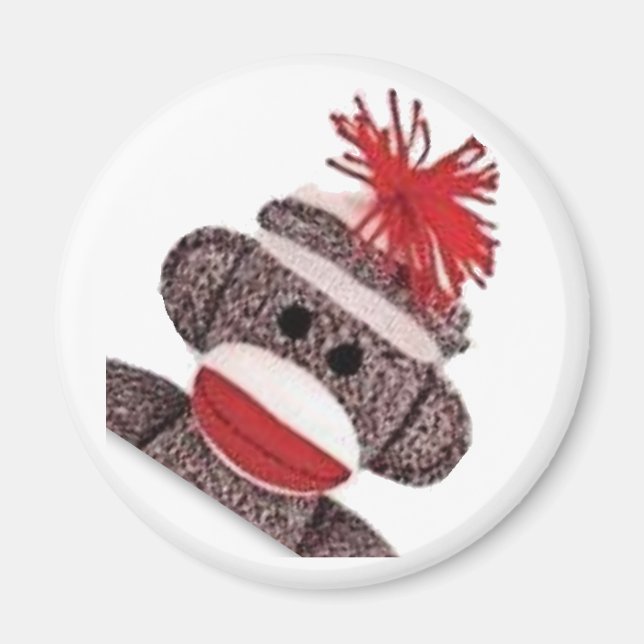 Varugåvor från sock monkey magnet (Framsidan)