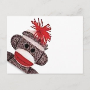 Varugåvor från sock monkey vykort