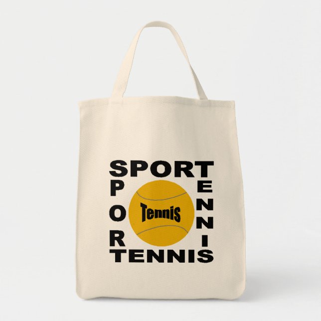 Varukorg  SPORT  TENNIS Tygkasse (Framsidan)