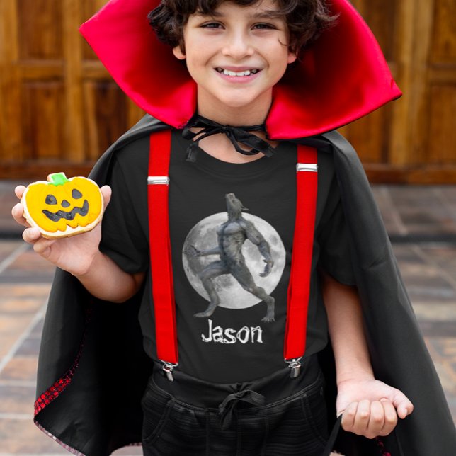 Varulv Fullmåne Personligad T Shirt (Skapare uppladdad)