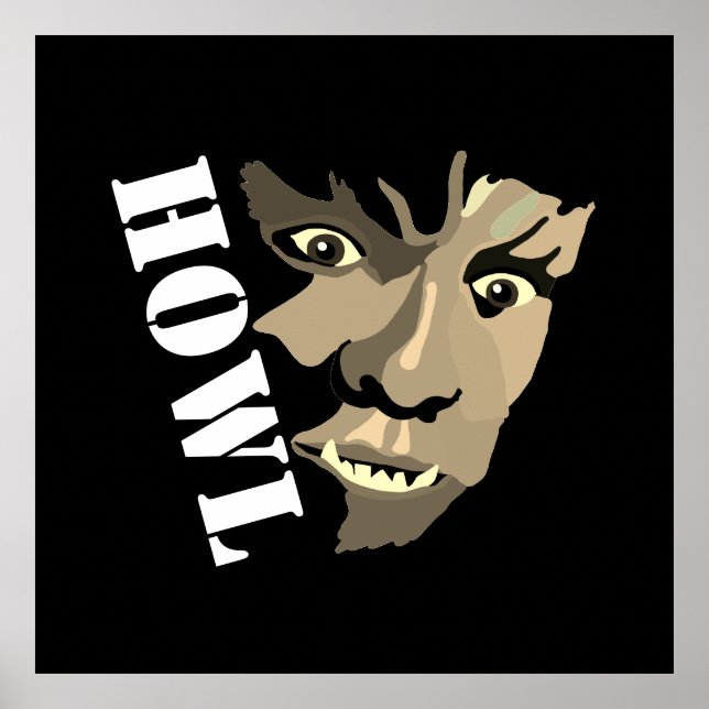 Varulv, Howl Poster (Framsidan)