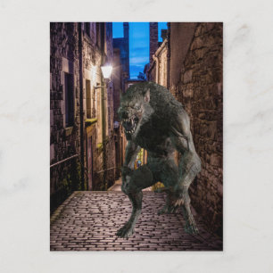 Varulv i staden vykort