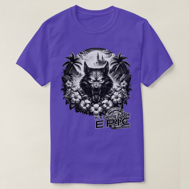 Varulv kommer att bli Epic Orlando Florida Them T Shirt (Design framsida)