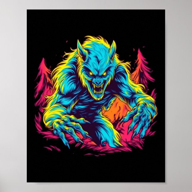 Varulv Lurass - Lunar MisChief for Halloween Poster (Framsidan)
