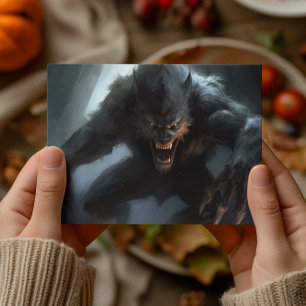 Varulv Lycan Vykort