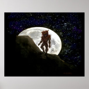 Varulv och Full Moon Poster