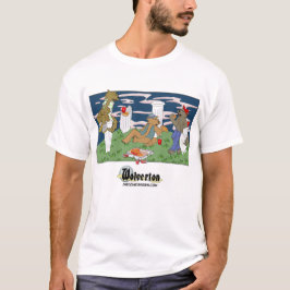 Varulvar som äter pizza herrtröja t shirt