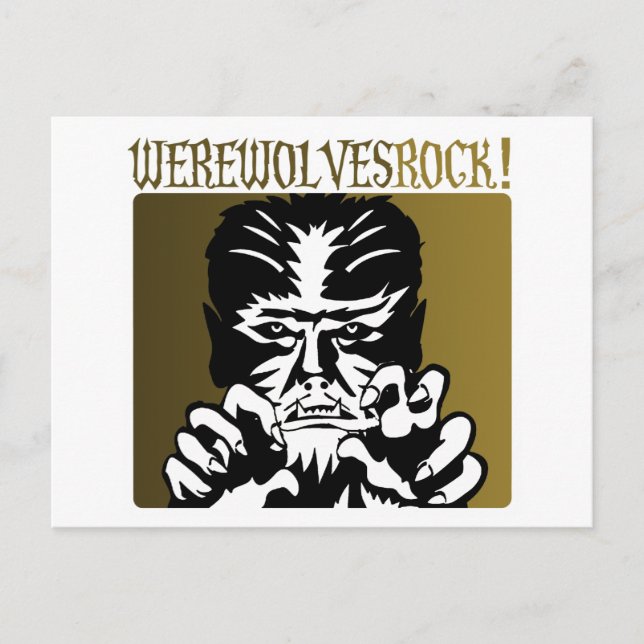 Varulvar Sten! 2 Vykort (Framsida)