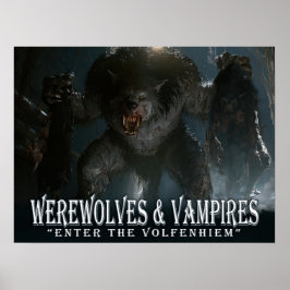 Varulvar & Vampyrer - Gå in i Volfenhiem Poster