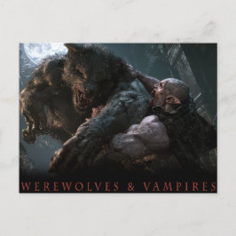 Varulvar & Vampyrer - Mötet Vykort