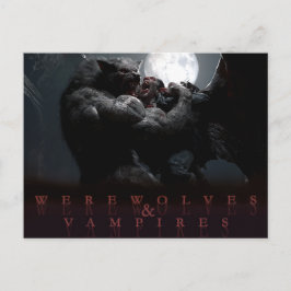 Varulvar & Vampyrer - Överhöghet Vykort