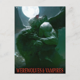 Varulvar & Vampyrer - Överhöghet Vykort
