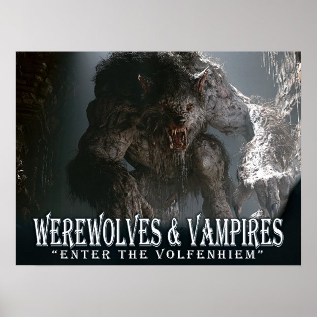 Varulvar & Vampyrer - Volfenhiem Poster (Framsidan)