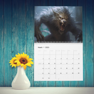 Varulvar Varg Lycan Djur Kalender