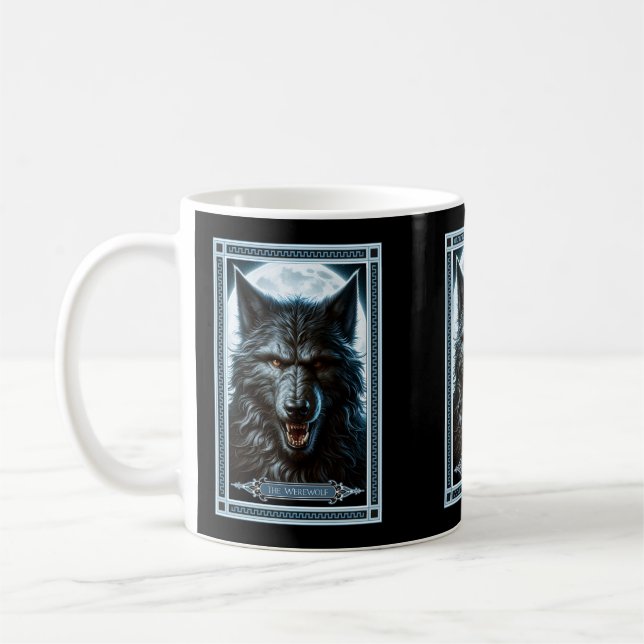 Varulvens Tarot Card Kaffemugg (Vänster)