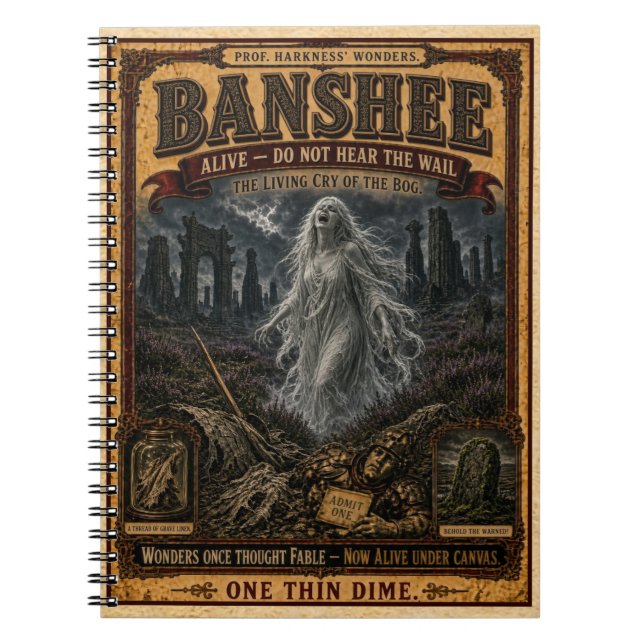 Varulvsbanshee, Monster från Cirkus Anteckningsbok (Framsidan)