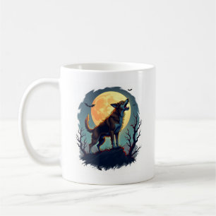Varulvsdrillaren ylar kaffemugg