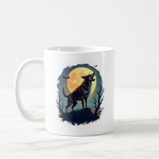 Varulvsdrillaren ylar kaffemugg
