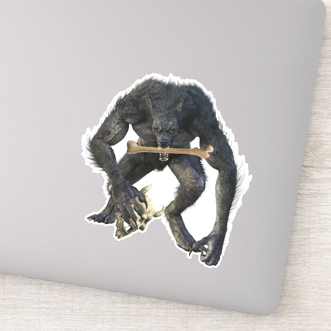 Varulvsfantasi Klistermärken (Detalj)