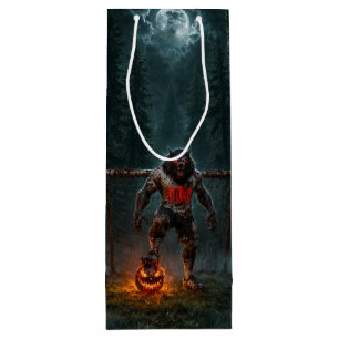 Varulvsfotbollsspelare Halloween-skräckkonst