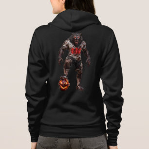 Varulvsfotbollsspelare Halloween-skräckkonst T Shirt
