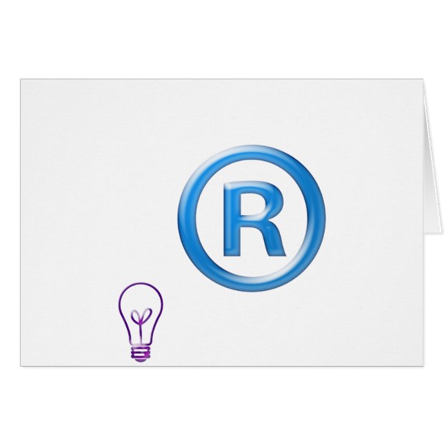 varumärke hälsningskort (Framsidan Horizontal)