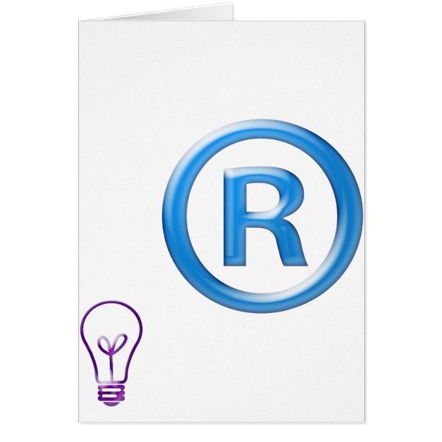 varumärke hälsningskort (Framsidan)