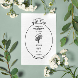 Varumärke, rå hung, anpassade anteckningskort