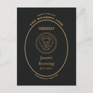 Varumärke, Zodiac-tecken, Leo-anpassade Vykort