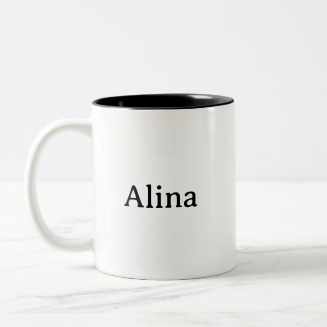 Varumärkesfrämjande 11 oz  Två-Tonad mugg (Vänster)