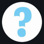 Varumärkesklistermärken och förseglingar runt klistermärke<br><div class="desc">Frågeklistermärken och förseglingar. Rundmystiska klistermärken för Födelsedagsfest,  gender,  babydusch,  bröllop med mera. Oj eller flicka överraskning.</div>