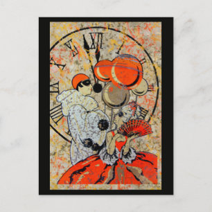 Varumärkesmaskerad par vykort