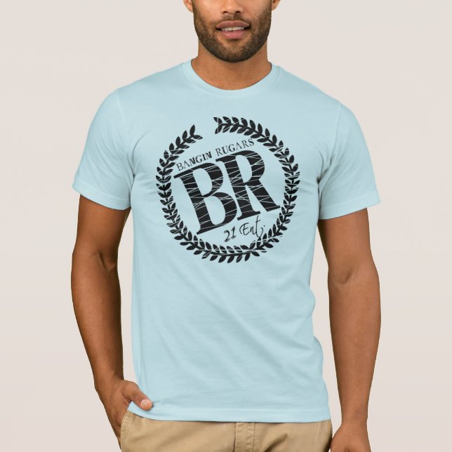 Varumärkesny BR-Logotyp Tee (Powder Blue) Shirt (Framsida)