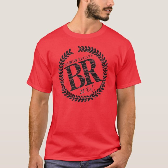 Varumärkesny BR-Logotyp Tee (röd) (Framsida)