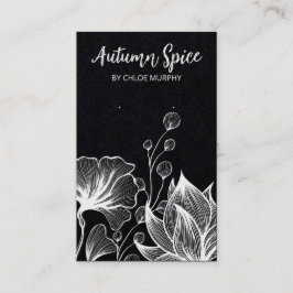 Varumärkta svarta avläsningskort visitkort