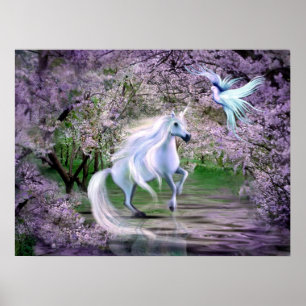 VårUnicornfantasi Poster