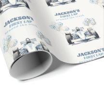 Varv Runt Banan Racingbil 1-års Födelsedag