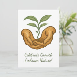 Vårväxt påsk - Jordens dag, Växt, Trädgårdsskötsel Julkort