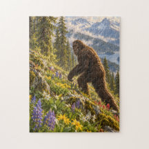 Vårvildblommor Bigfoot-pussel
