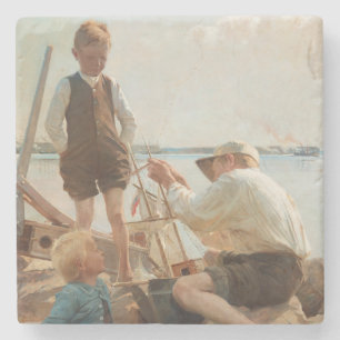 Varvsindustrin (av Albert Edelfilt) Stenunderlägg