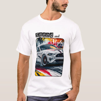 Varvtal och Stil Toppen T-skjorta T Shirt