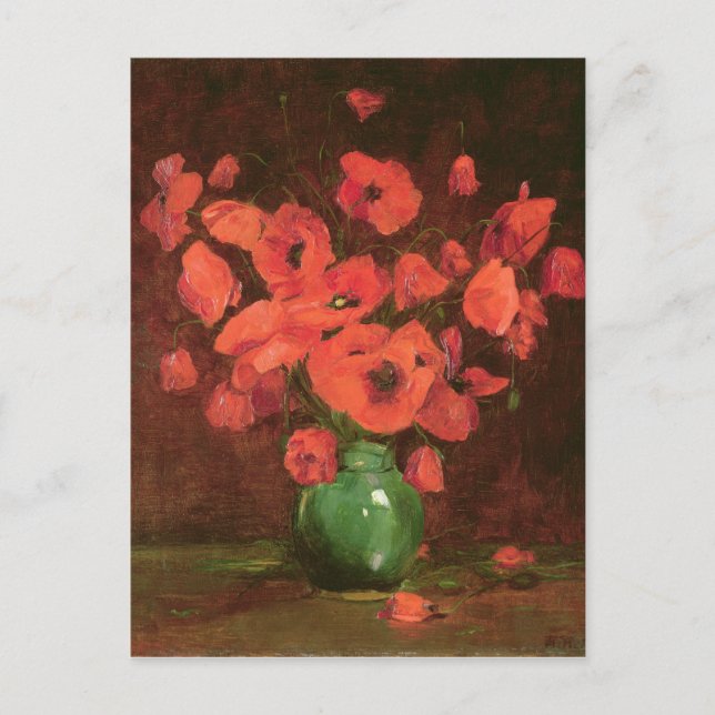 Vas av blommor 2 vykort (Framsida)