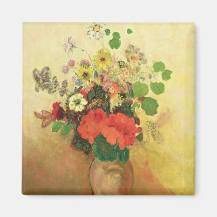 Vas av blommor, c.1908-10 (olja på kanfas) magnet