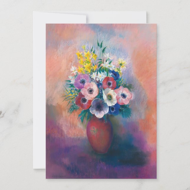 Vas D'anémones | Odilon Redon (Framsida)